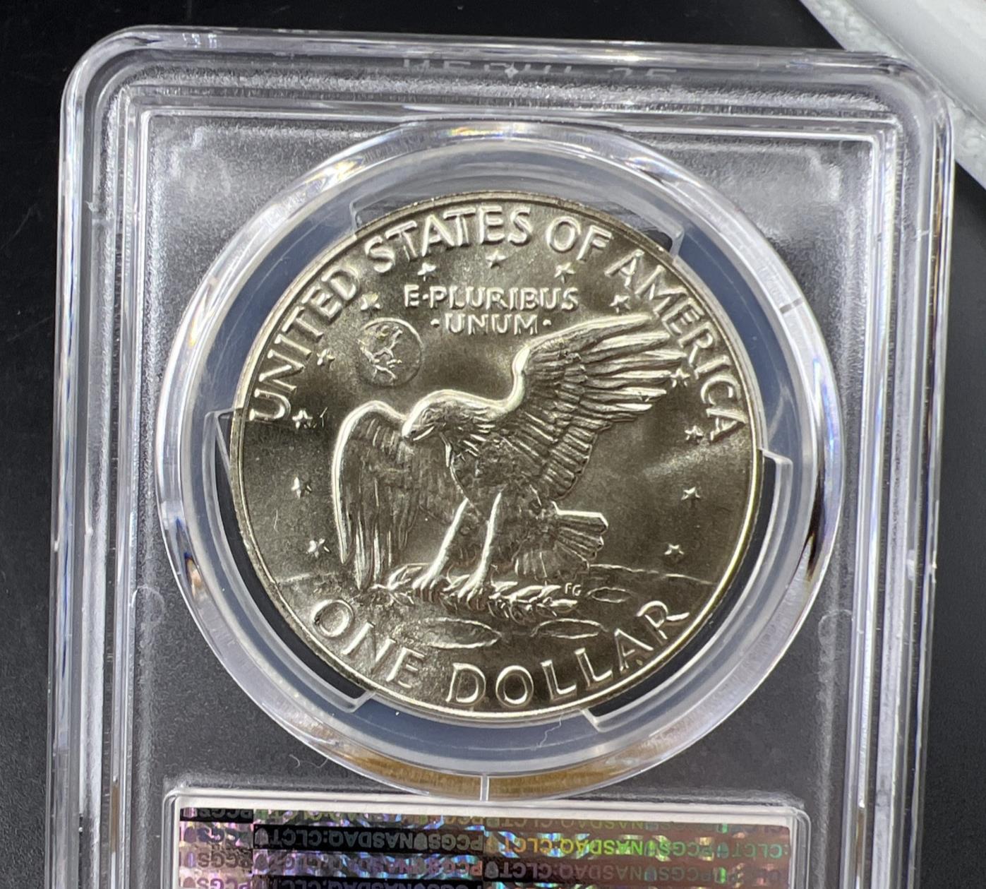 1974 S Ike Eisenhower Bicentennial BU 40% SILVER Dollar Coin MS67 PCGS Gem BU #8