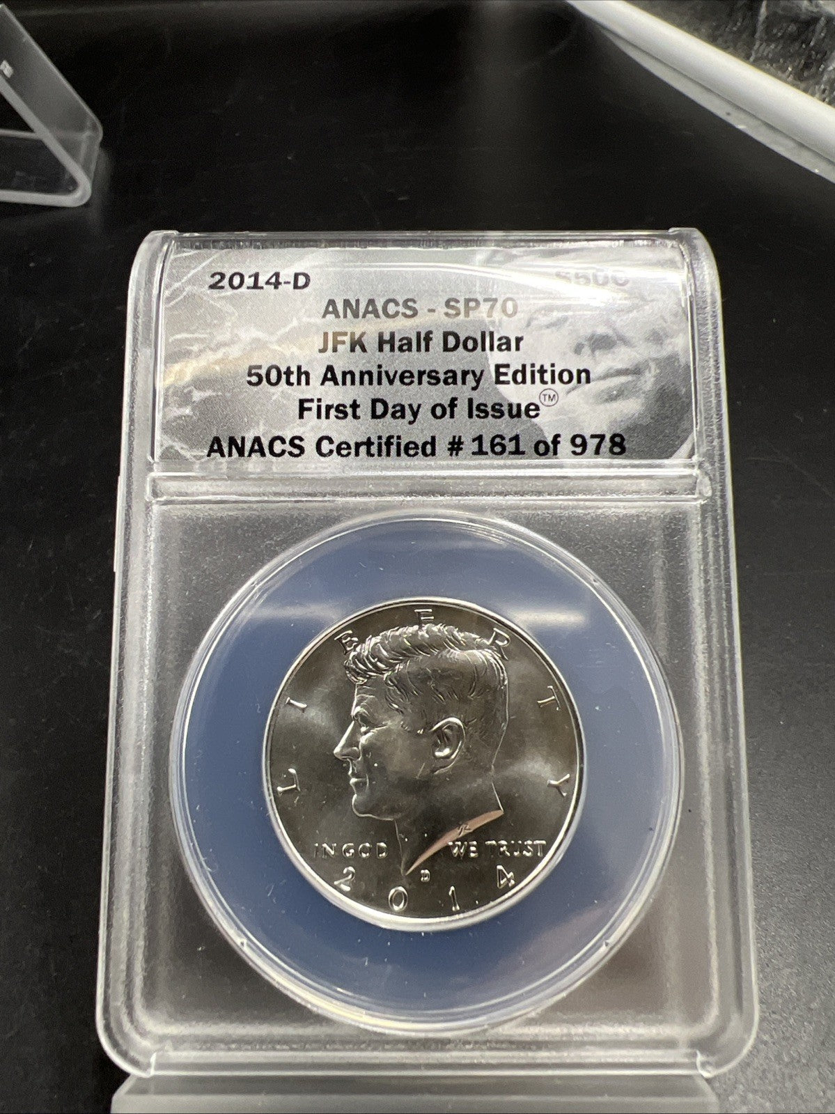 2014 D Kennedy JFK 50th Anniversary Edition Half Dollar Coin FDOI SP70 ANACS