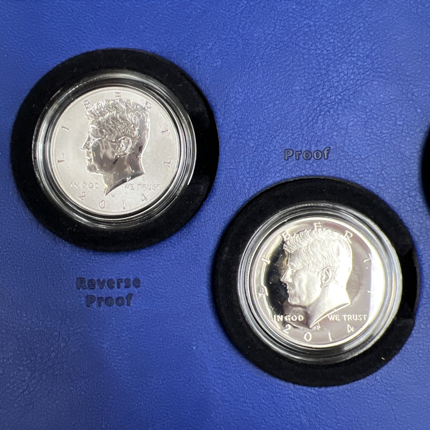 2014 Kennedy JFK 50th Anniversary Edition Half Dollar 4 Coin Set OGP Box COA