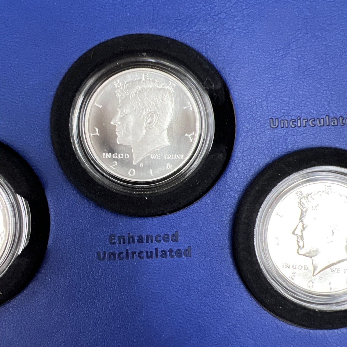 2014 Kennedy JFK 50th Anniversary Edition Half Dollar 4 Coin Set OGP Box COA