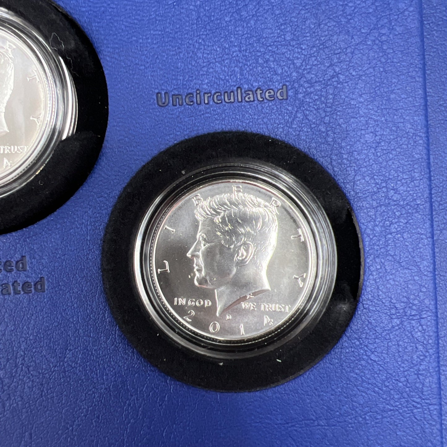 2014 Kennedy JFK 50th Anniversary Edition Half Dollar 4 Coin Set OGP Box COA