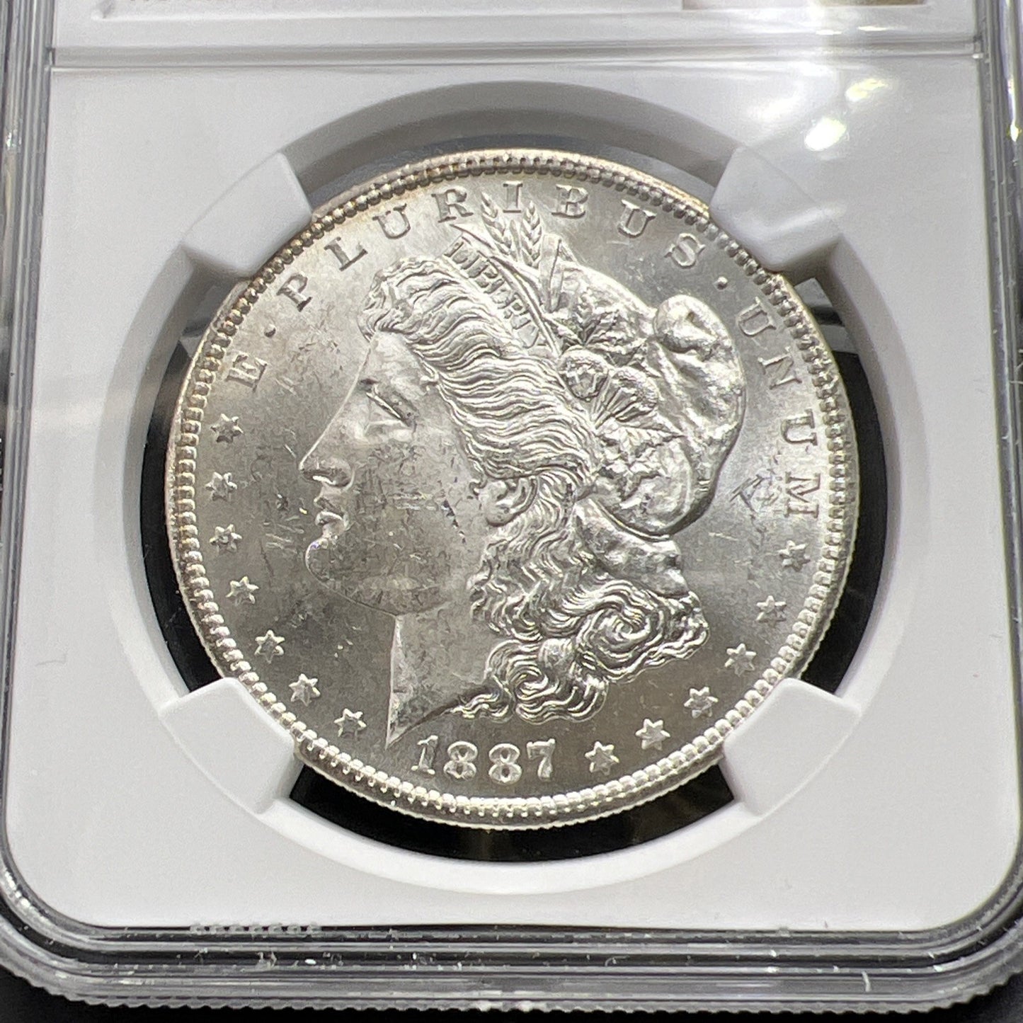 1887 S S/S $1 Morgan Silver Dollar Coin MS62 BU UNC VAM 2 Top 100 Variety