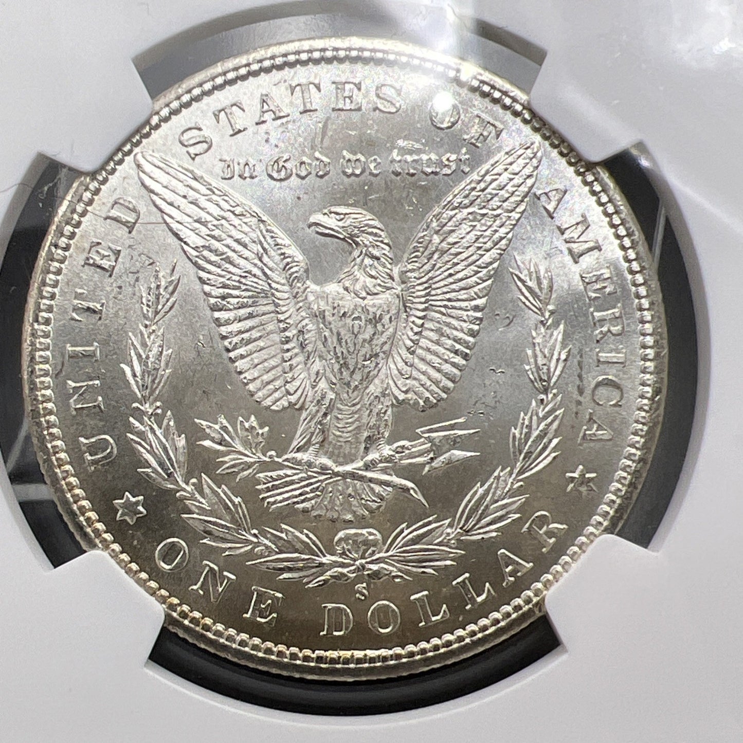 1887 S S/S $1 Morgan Silver Dollar Coin MS62 BU UNC VAM 2 Top 100 Variety