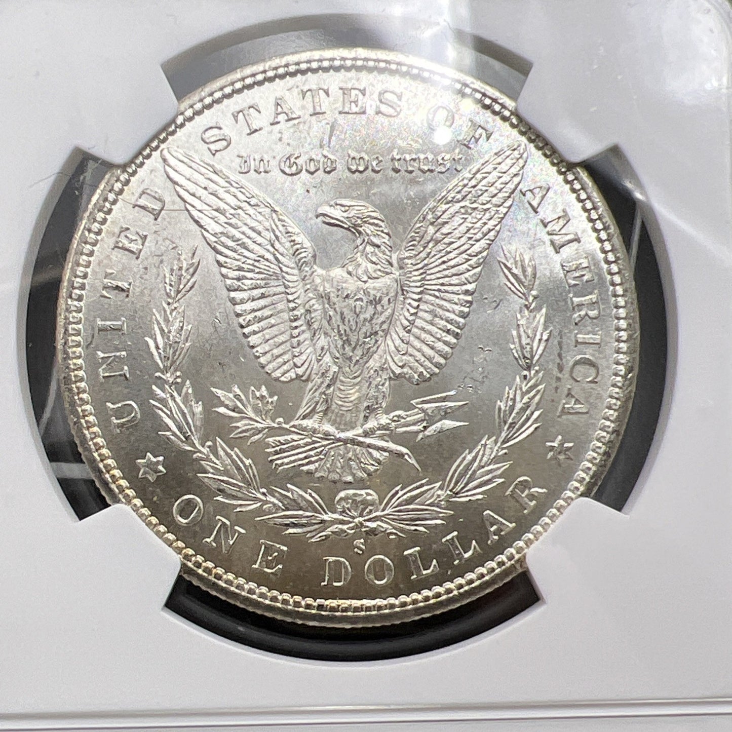 1887 S S/S $1 Morgan Silver Dollar Coin MS62 BU UNC VAM 2 Top 100 Variety