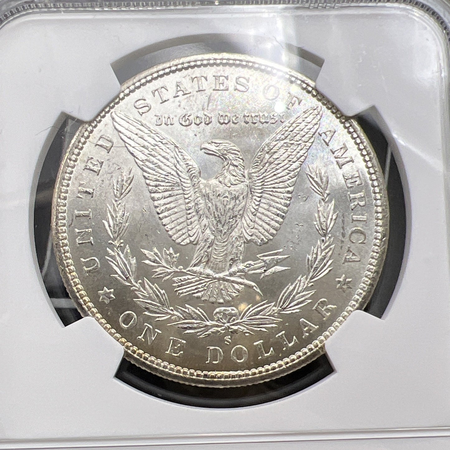 1887 S S/S $1 Morgan Silver Dollar Coin MS62 BU UNC VAM 2 Top 100 Variety