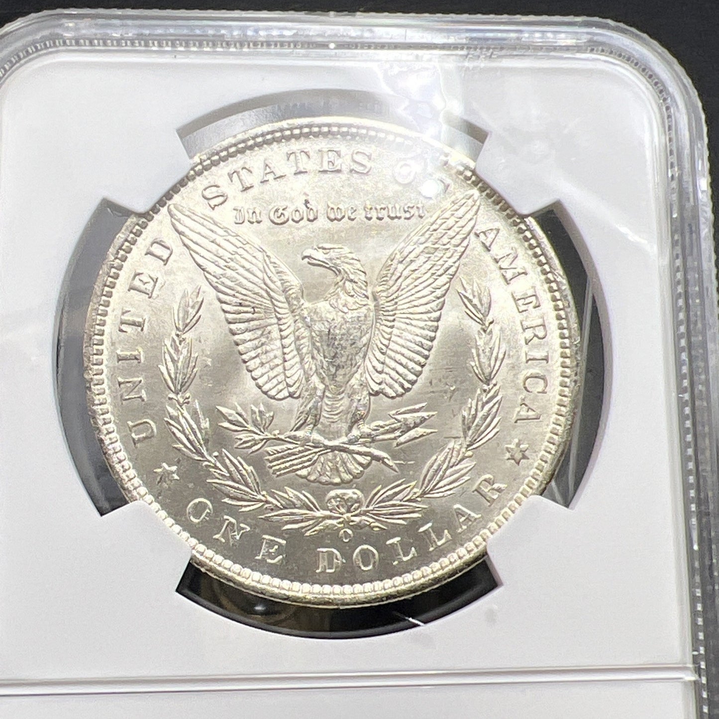 1890 O Morgan Silver Dollar Coin MS64 Choice BU Vam 7A Spiked Eagle Variety #011