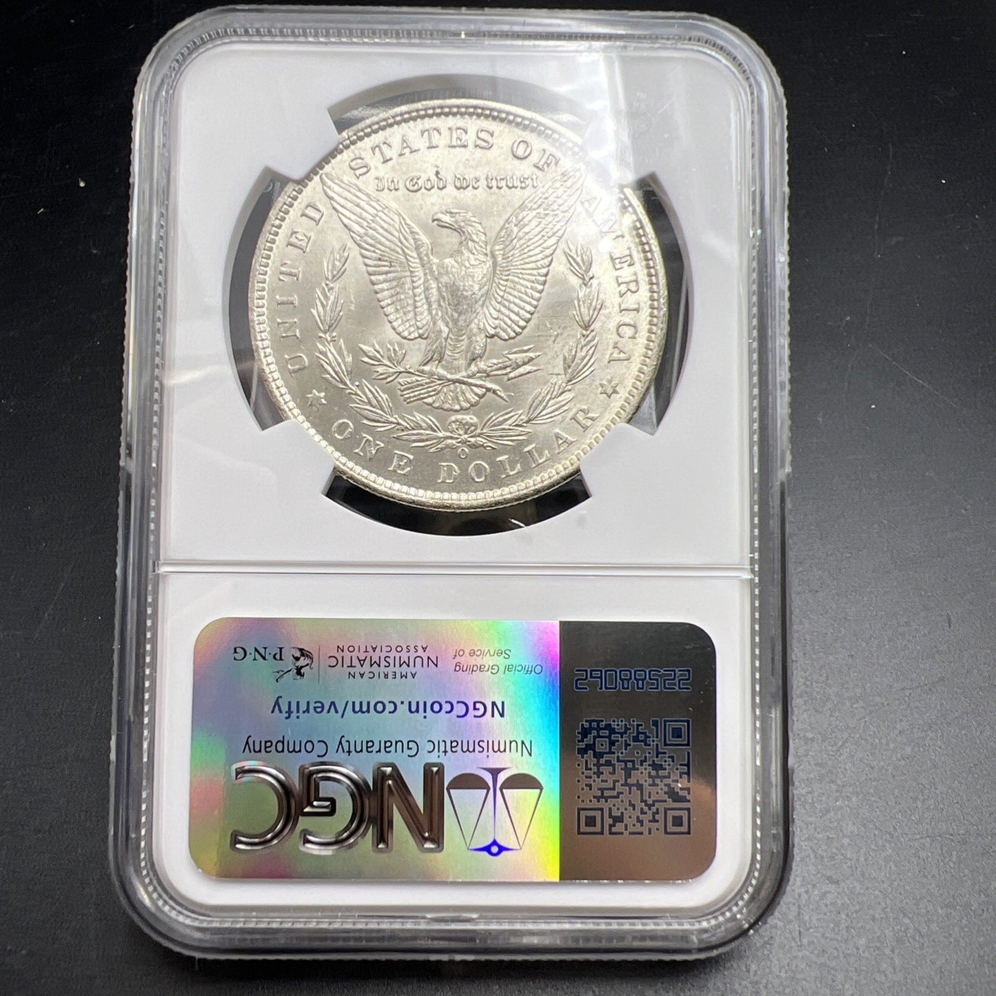 1890 O Morgan Silver Dollar Coin MS64 Choice BU Vam 7A Spiked Eagle Variety #011