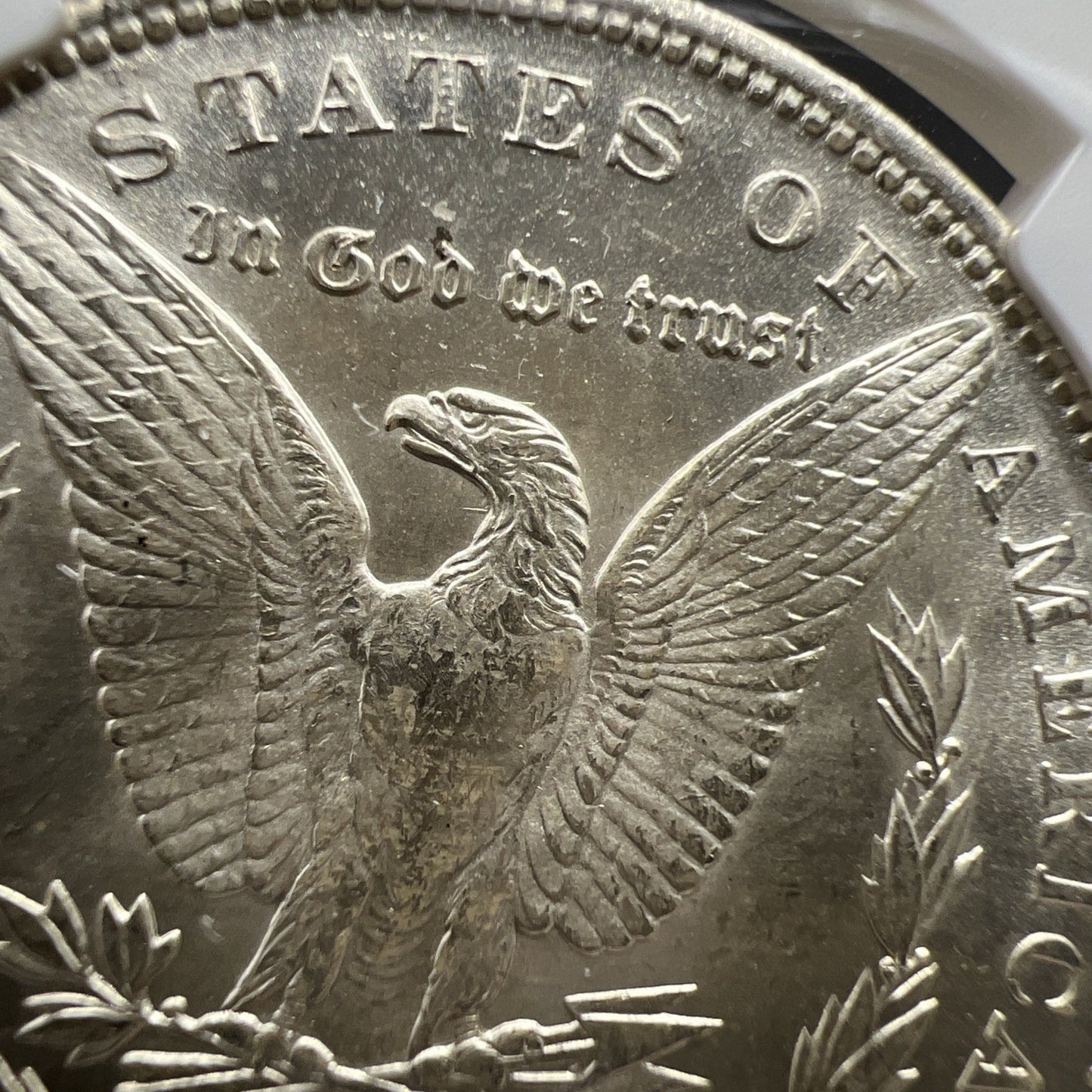 1890 O Morgan Silver Dollar Coin MS64 Choice BU Vam 7A Spiked Eagle Variety #011