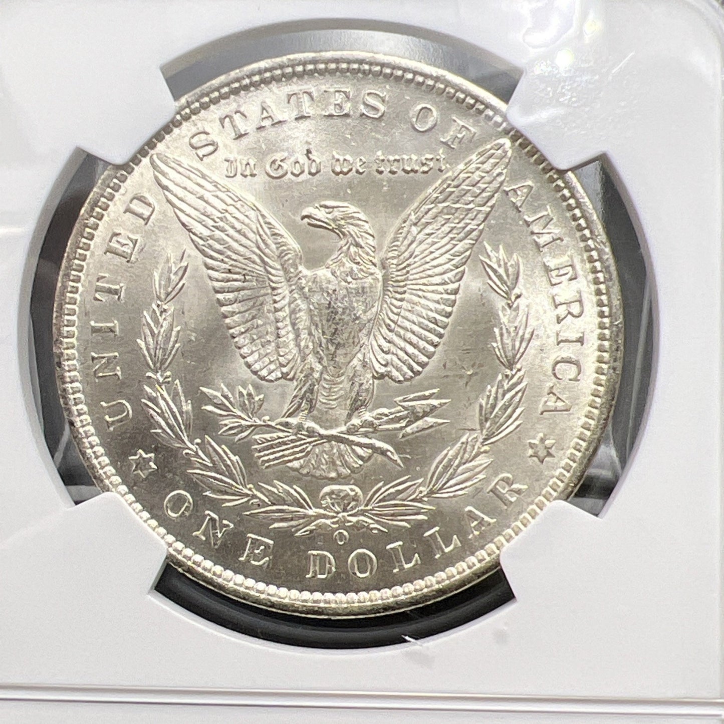 1890 O Morgan Silver Dollar Coin MS64 Choice BU Vam 7A Spiked Eagle Variety #011