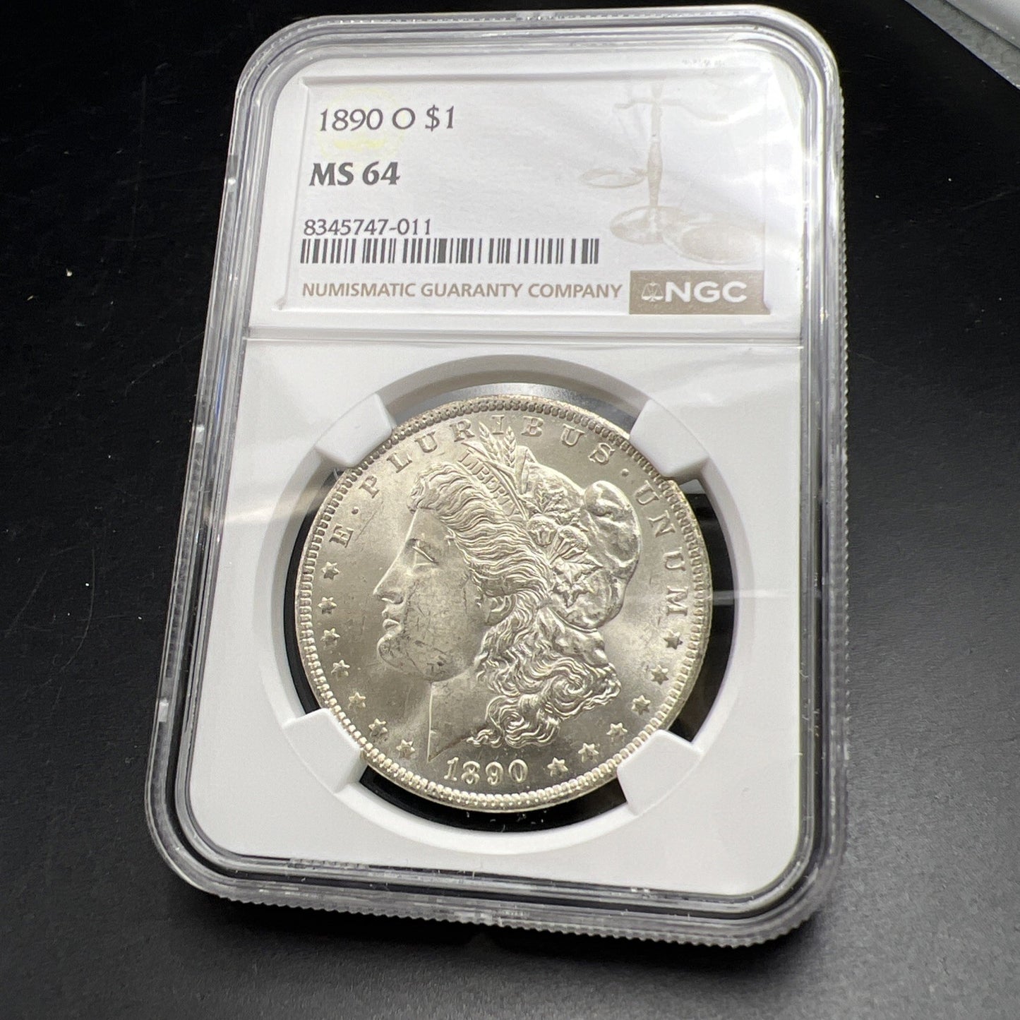1890 O Morgan Silver Dollar Coin MS64 Choice BU Vam 7A Spiked Eagle Variety #011