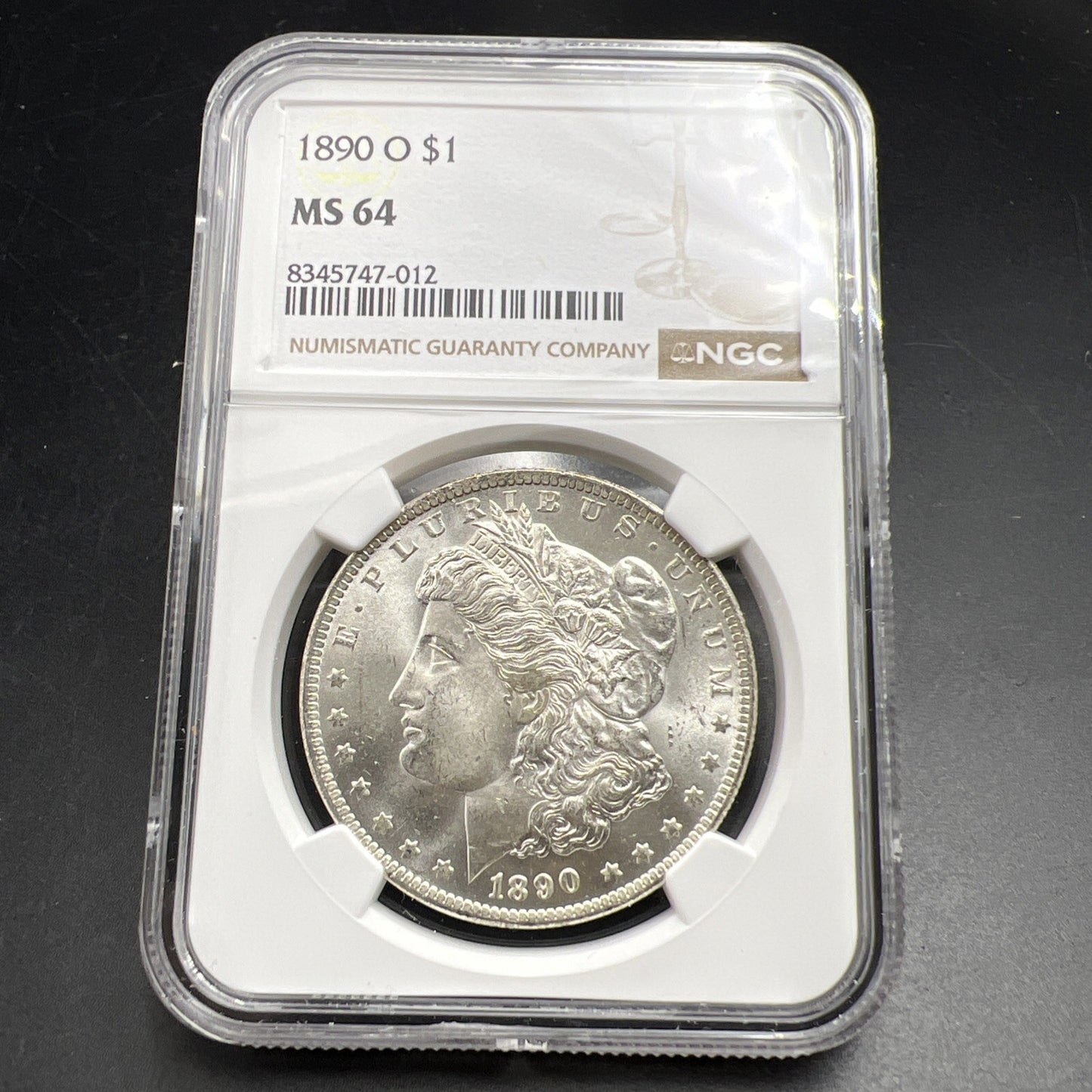 1890 O Morgan Silver Dollar Coin MS64 Choice BU Vam 7A Spiked Eagle Variety #012