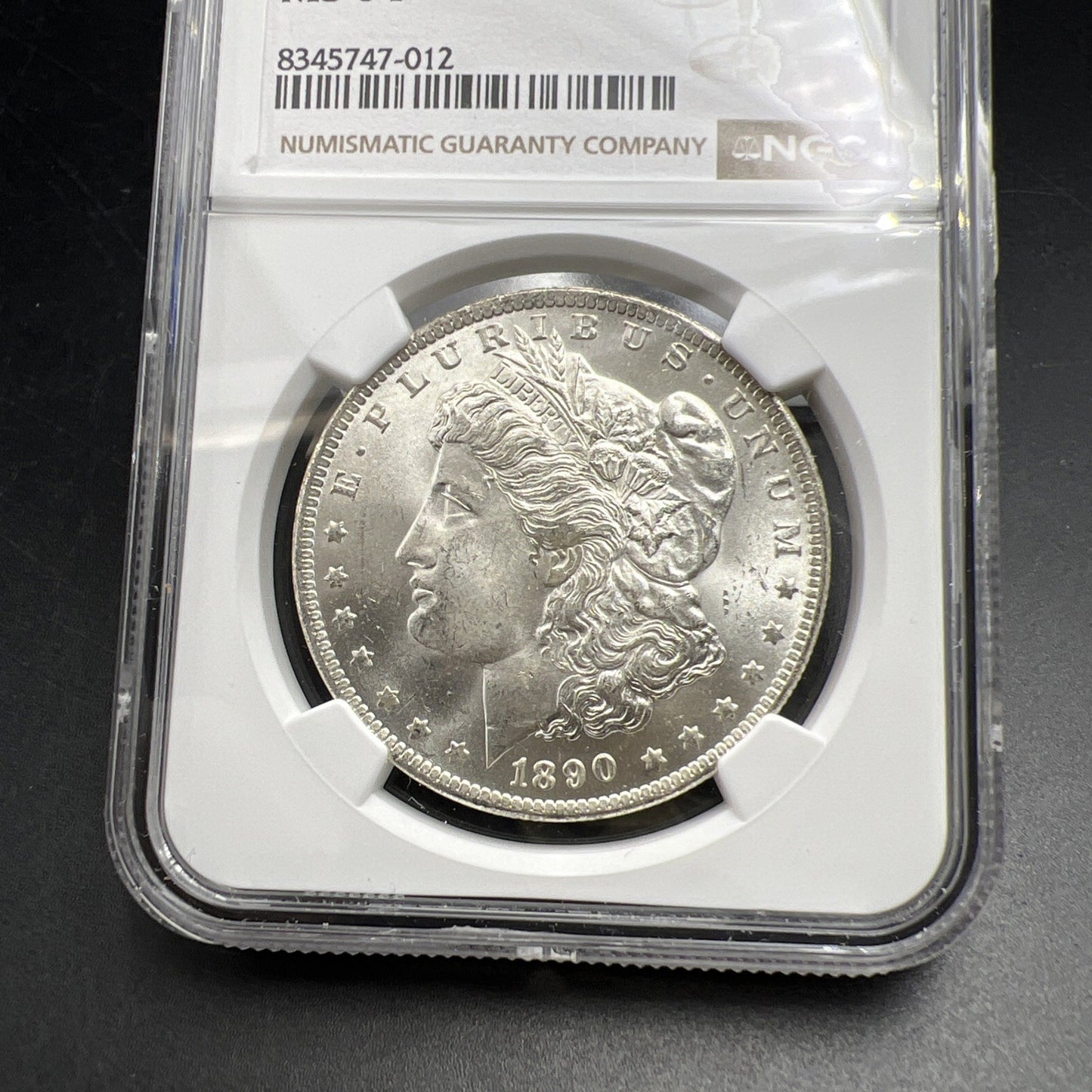 1890 O Morgan Silver Dollar Coin MS64 Choice BU Vam 7A Spiked Eagle Variety #012