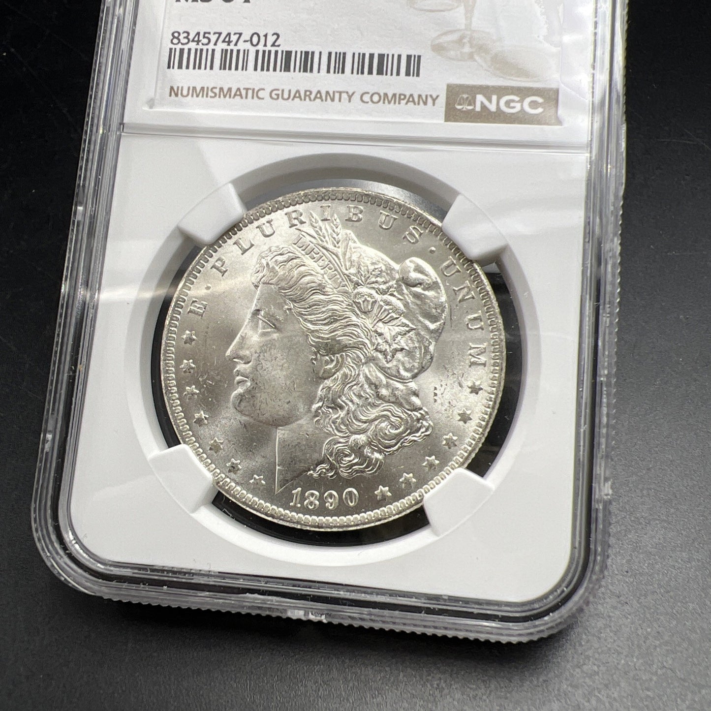 1890 O Morgan Silver Dollar Coin MS64 Choice BU Vam 7A Spiked Eagle Variety #012