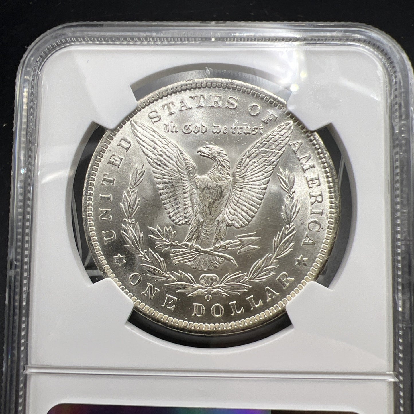 1890 O Morgan Silver Dollar Coin MS64 Choice BU Vam 7A Spiked Eagle Variety #012