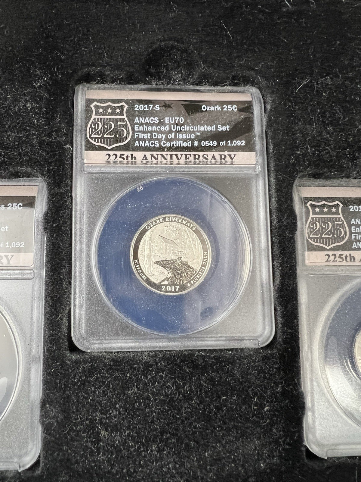 Complete 10 Coin 2017 S Enhanced Uncirculated Set ANACS EU70 FDOI First Day