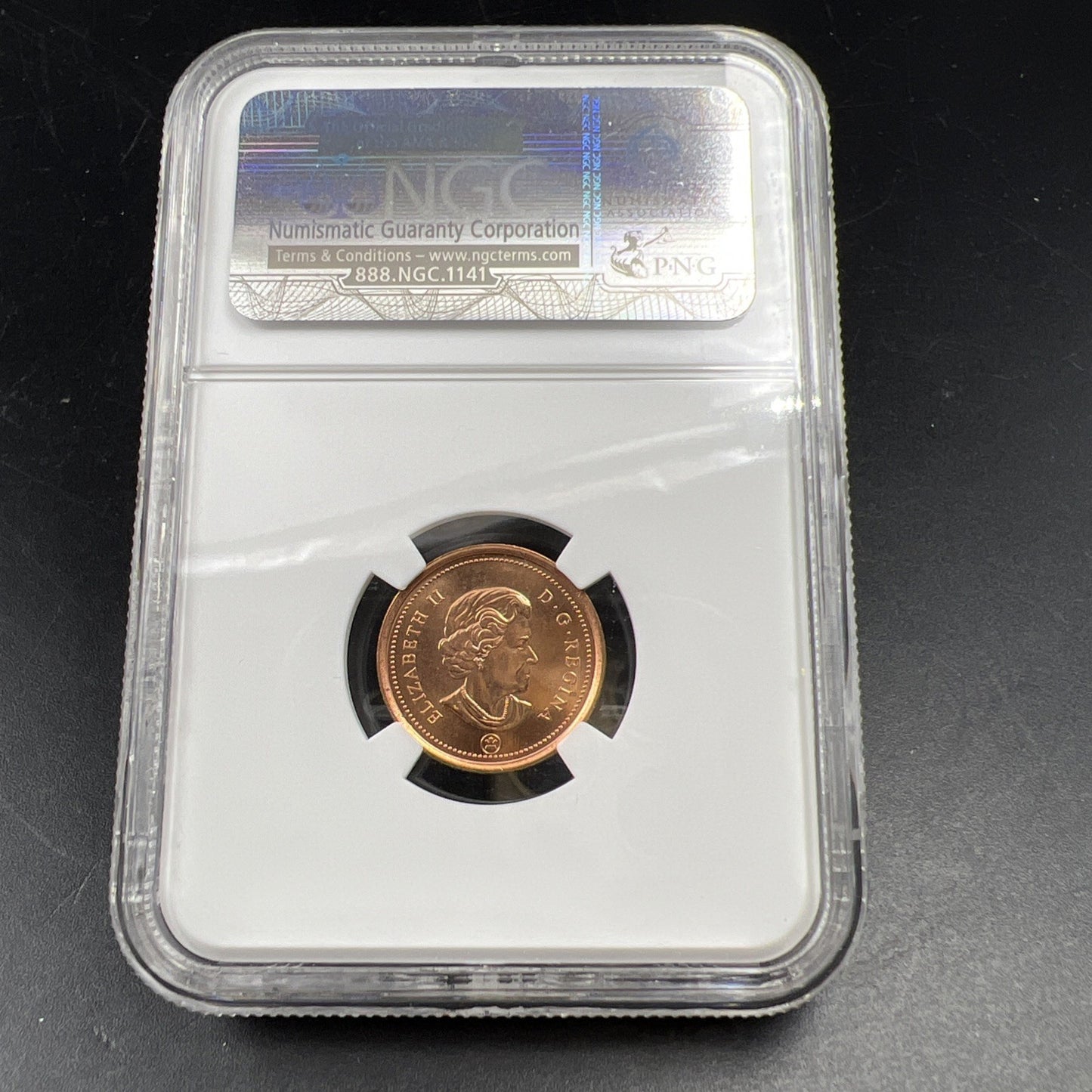 2010 1c Canada Copper Plated Zinc Non Magnetic NGC MS67 Gem BU Certified