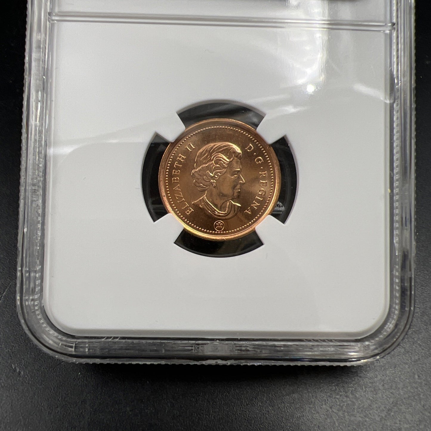 2010 1c Canada Copper Plated Zinc Non Magnetic NGC MS67 Gem BU Certified