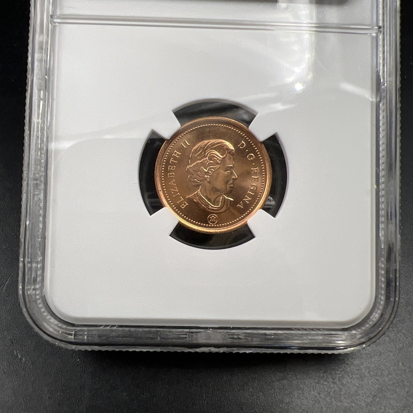 2010 1c Canada Copper Plated Zinc Non Magnetic NGC MS67 Gem BU Certified