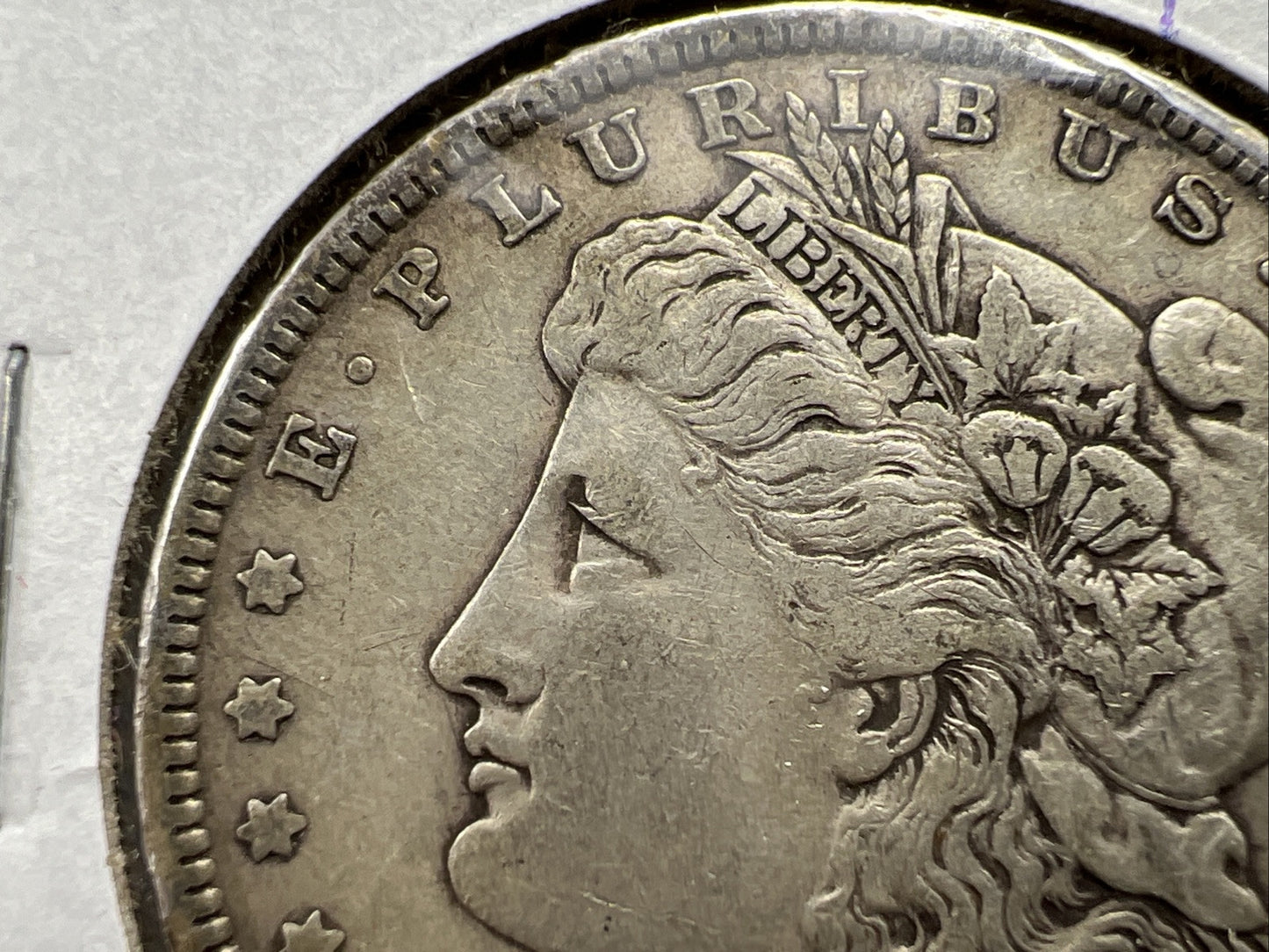 1880 $1 Morgan Silver Dollar Coin VAM 3 Doubled 80 EF XF Extra Fine Circ