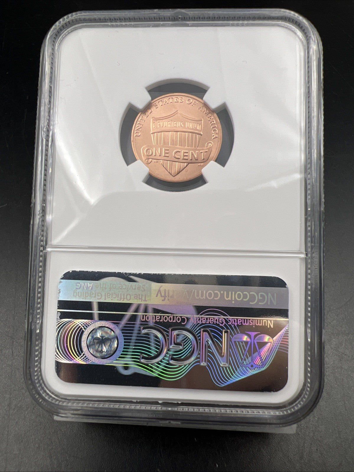 2019 W 1c Lincoln Shield First West Point Cent MS69 RD #121 NGC