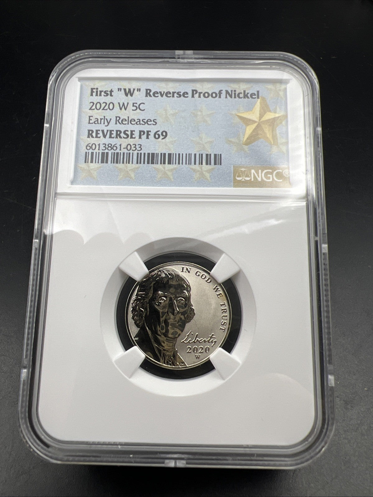 2020 W West Point Reverse Proof Nickel Early Releases NGC PF69 #033