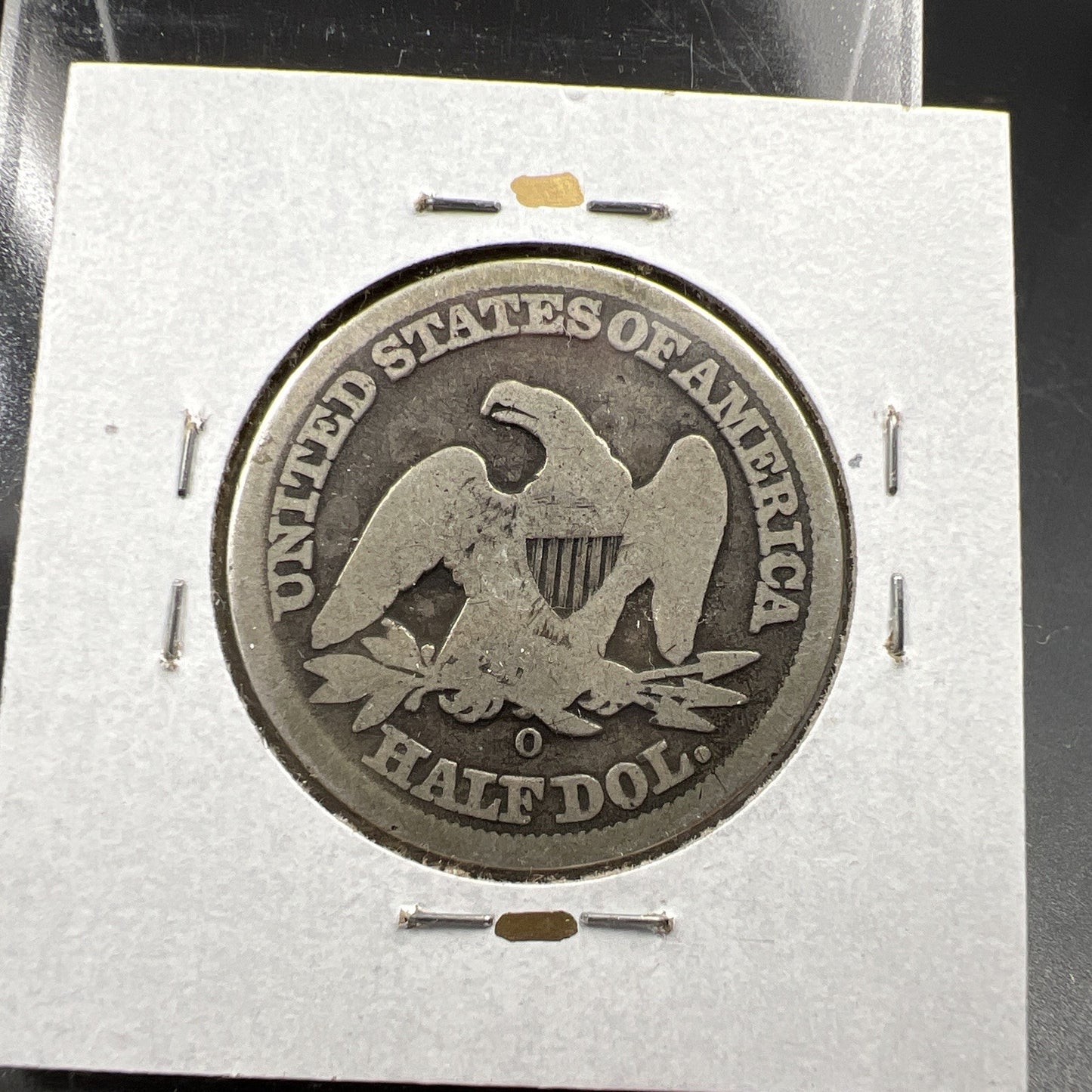 1854 O 50c Liberty Seated Half Dollar Coin Choice AG About Good Full Date