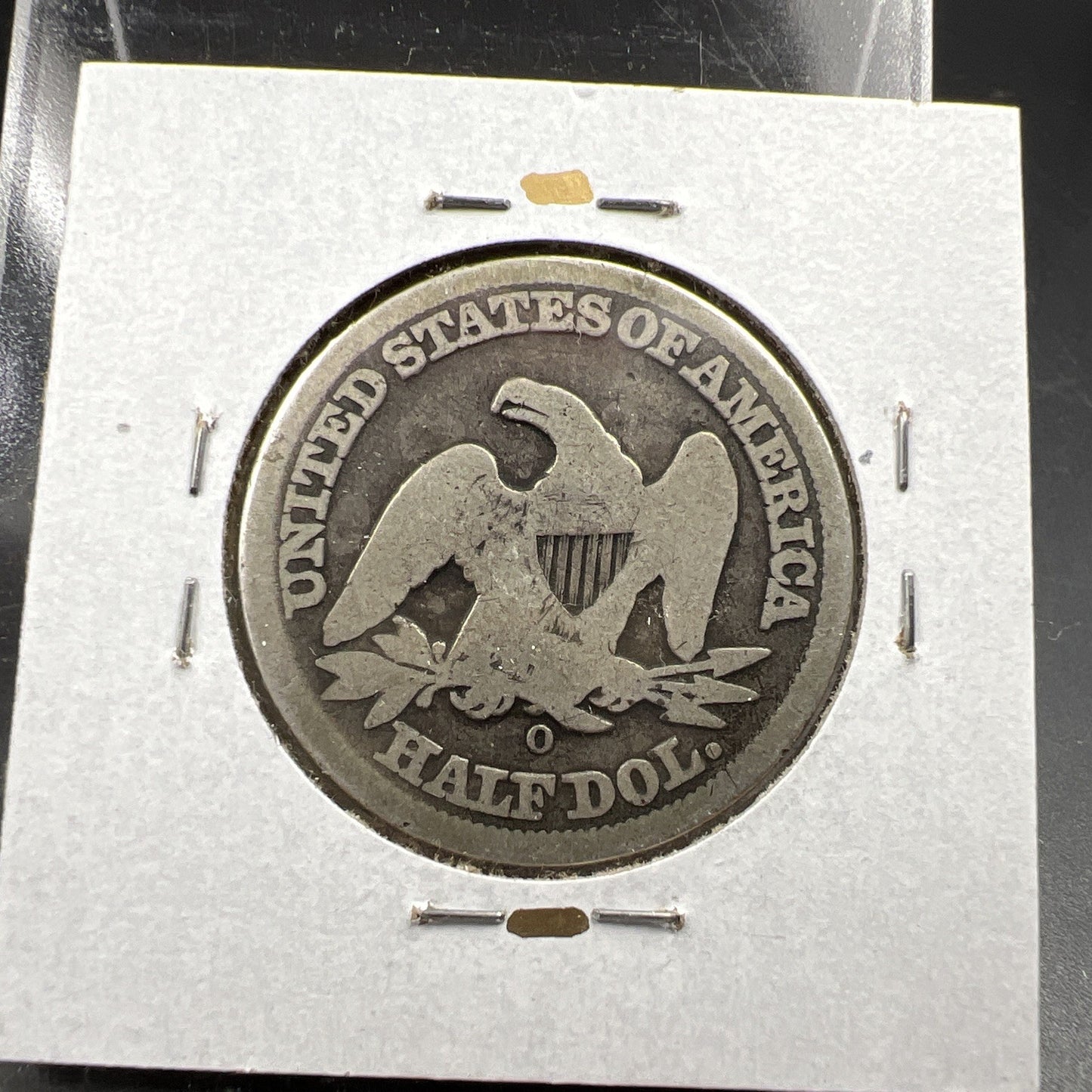 1854 O 50c Liberty Seated Half Dollar Coin Choice AG About Good Full Date