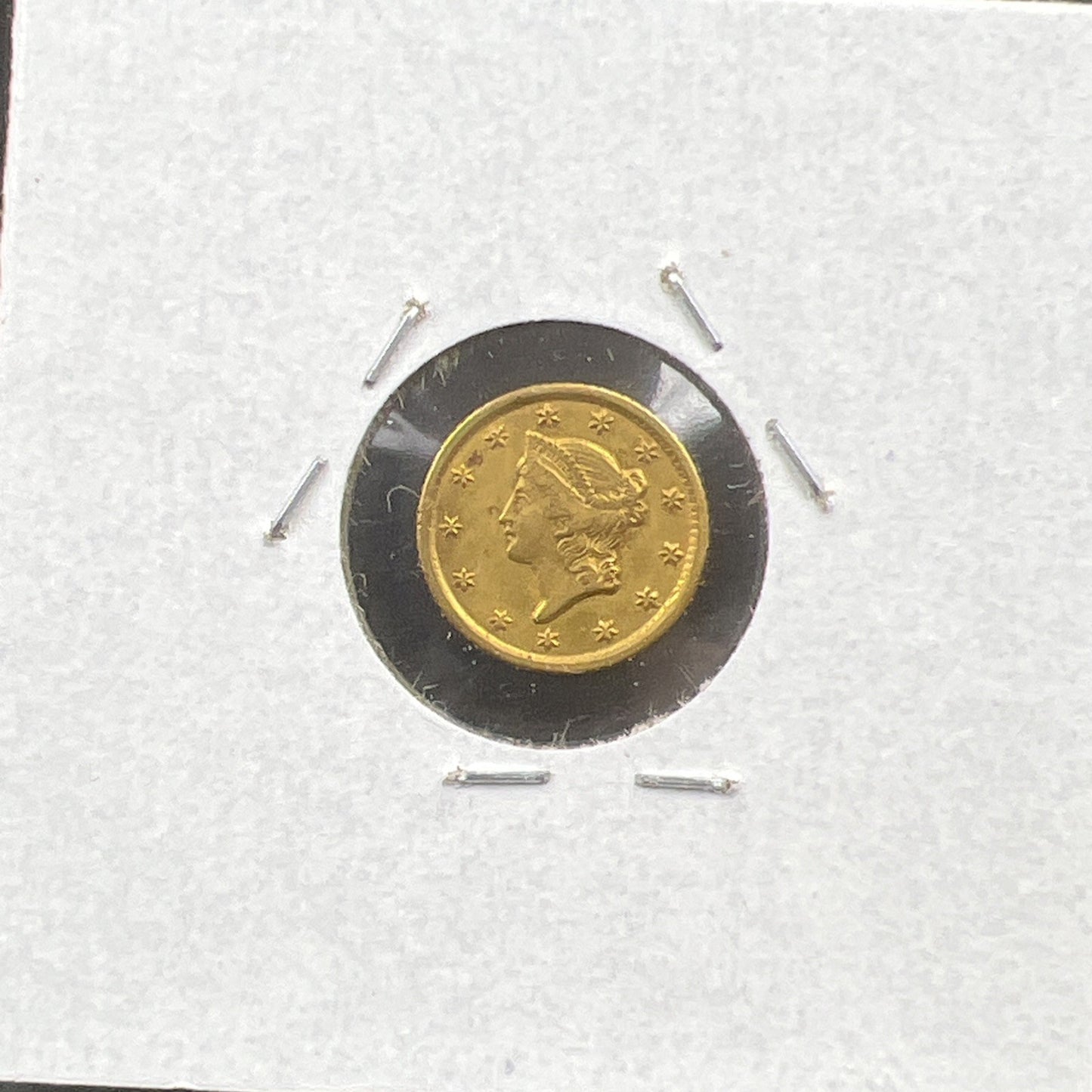 1853 O Liberty Head Type I Gold Dollar $1 Choice XF EF / AU