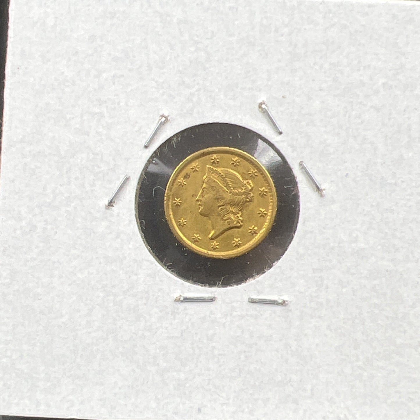 1853 O Liberty Head Type I Gold Dollar $1 Choice XF EF / AU