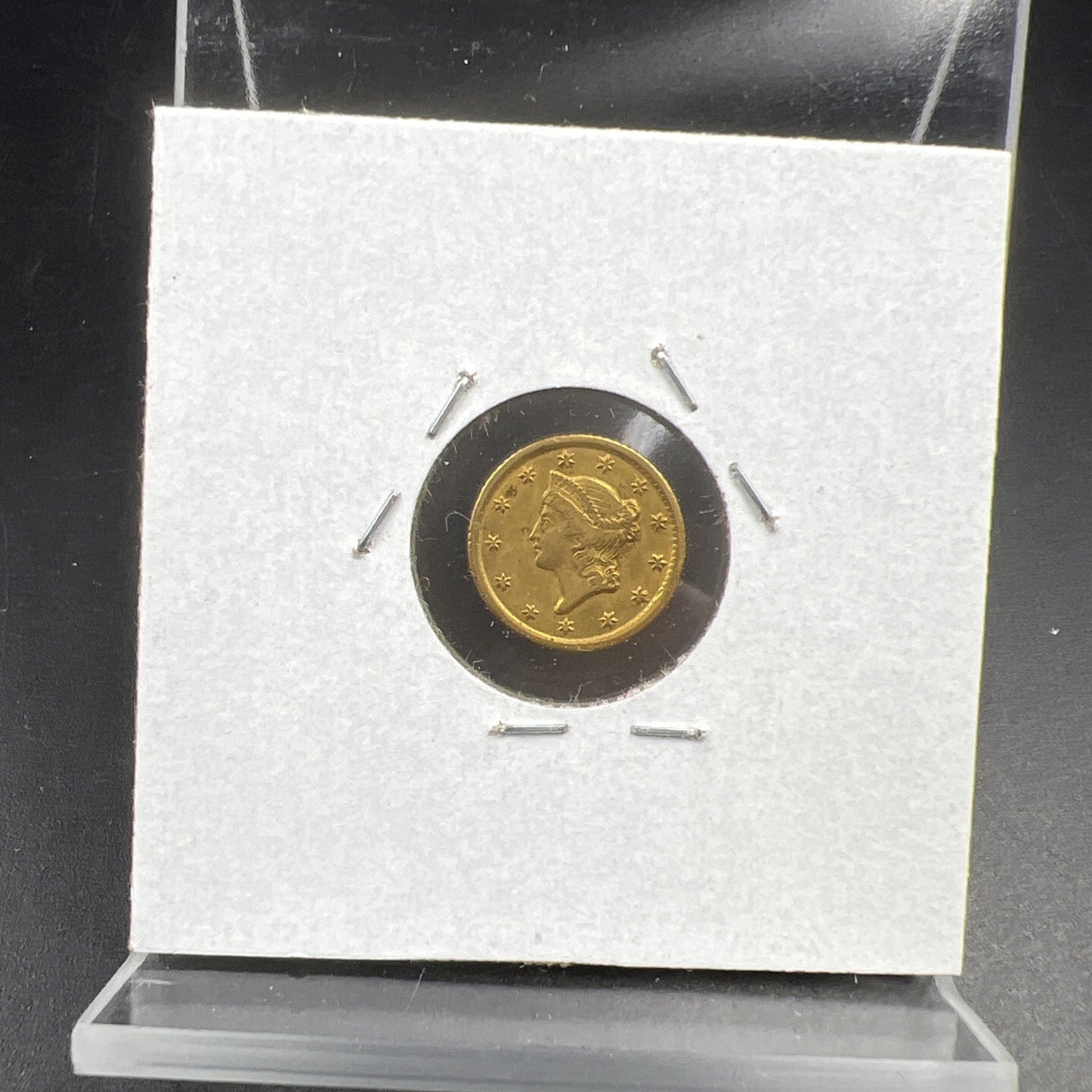 1853 O Liberty Head Type I Gold Dollar $1 Choice XF EF / AU