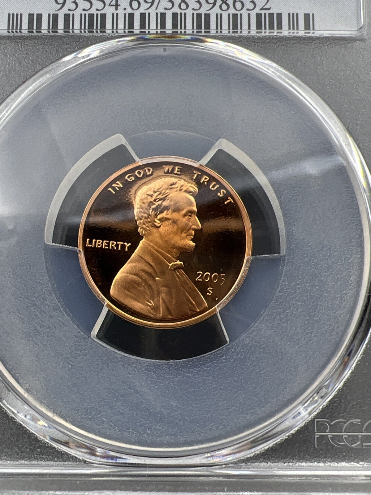 2005 S Lincoln Memorial Cent Penny Coin PR69 DCAM PCGS #632