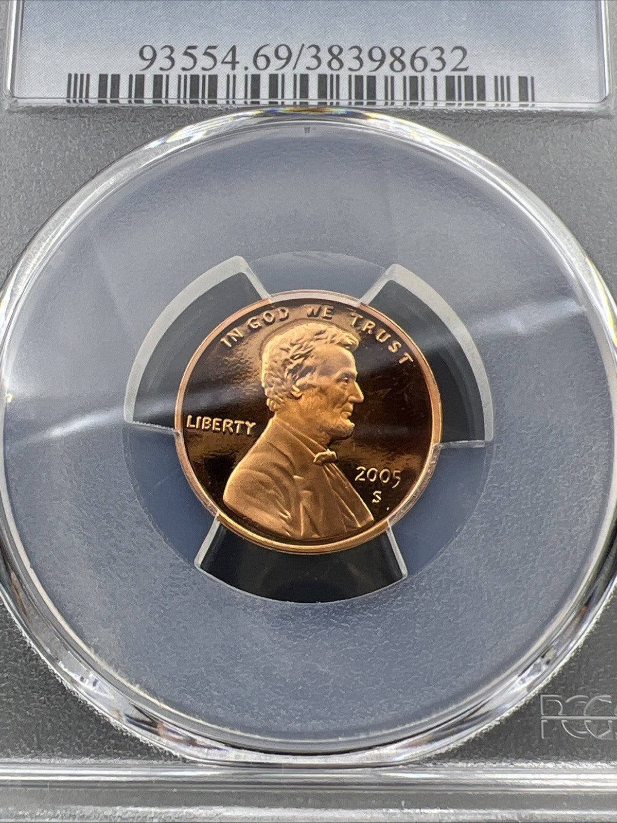 2005 S Lincoln Memorial Cent Penny Coin PR69 DCAM PCGS #632
