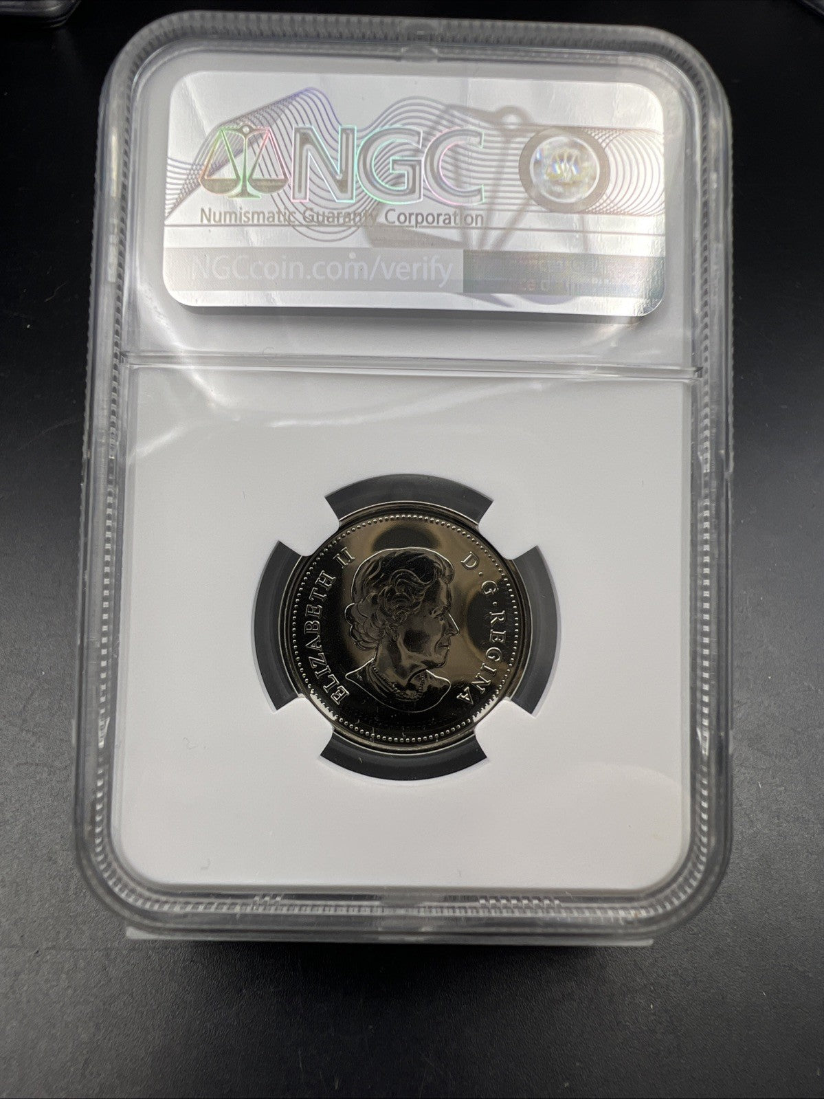 2019 25c Canada Twenty Five Cent Quarter Pachyrhinosaurus NGC MS69 PL Top Pop