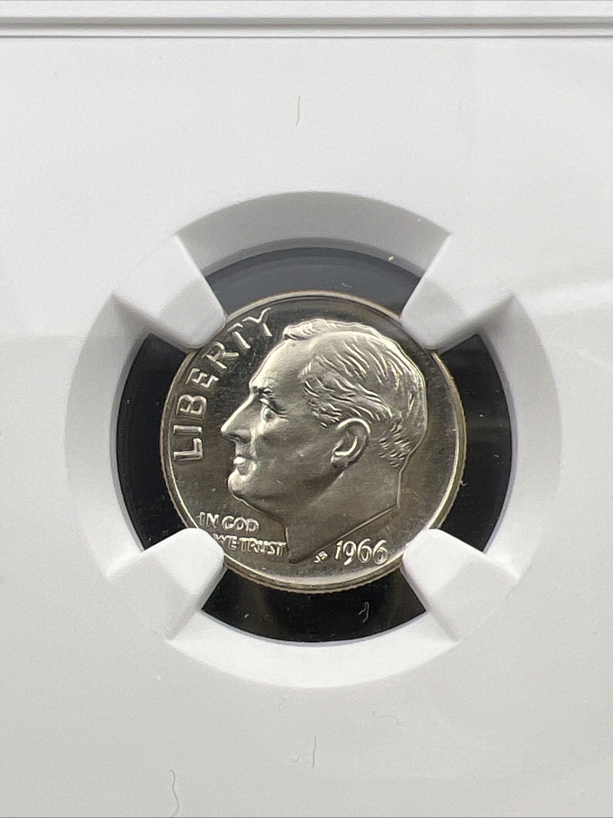 1966 P 10c Roosevelt Copper Nickel Dime Coin SMS MS67 Cameo NGC #005