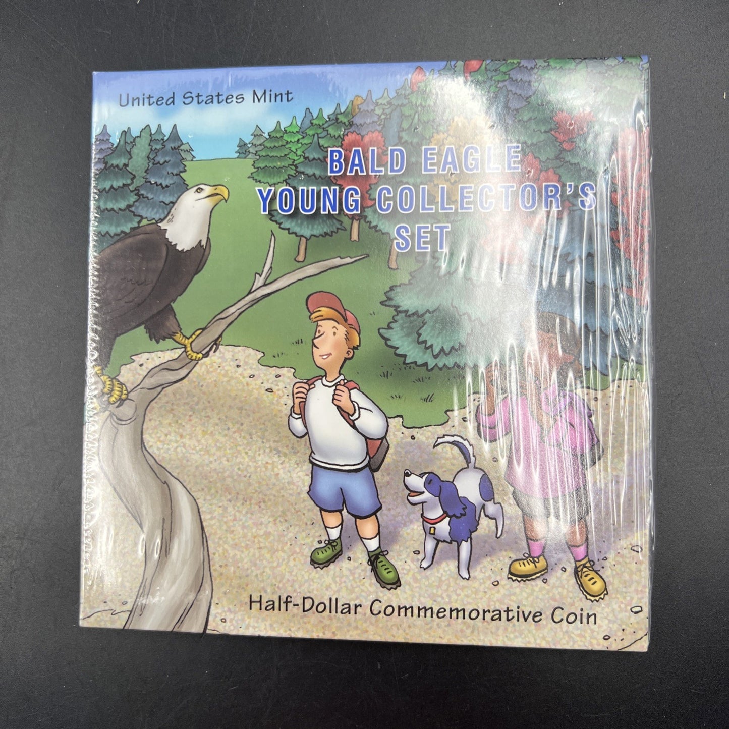 2008 Bald Eagle Copper Nickel 50c Half Dollar Coin in Sealed Young Collector's