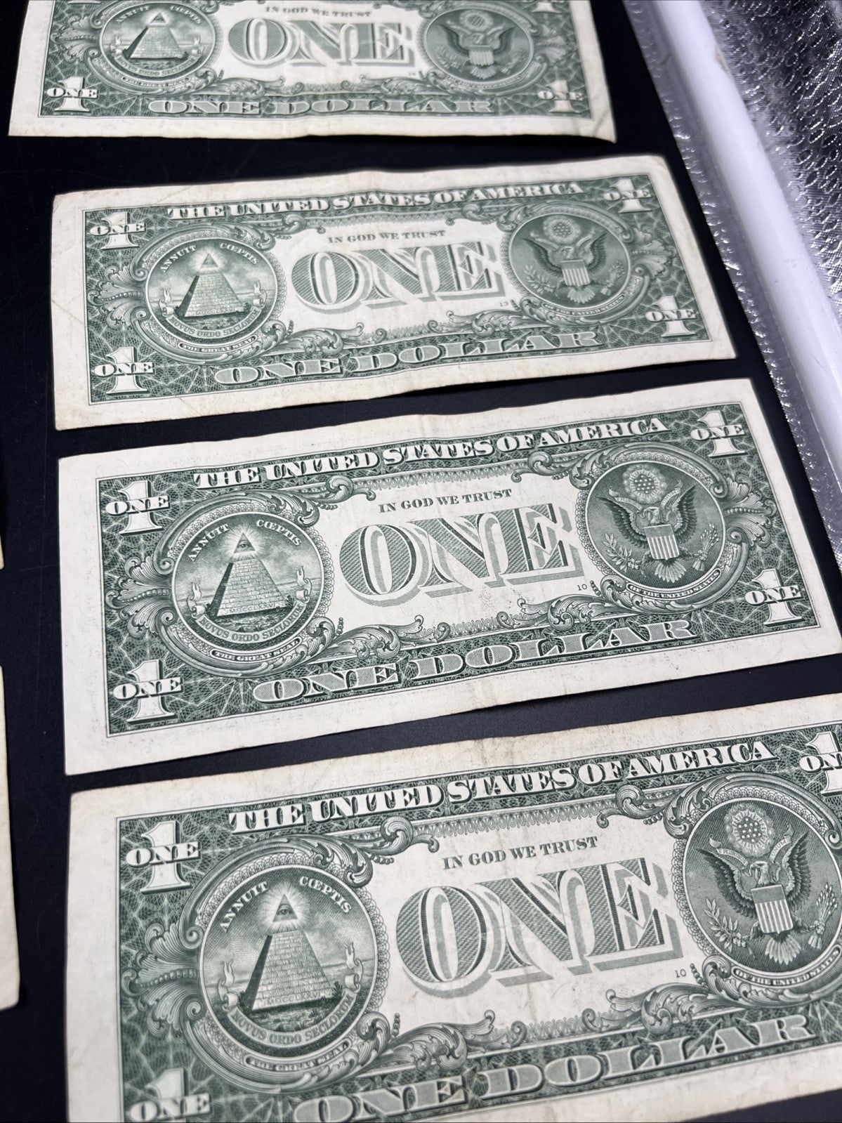 Lot of 7 Different * Star FRN Notes 1995 - 2017 years Circulated US Currency #D