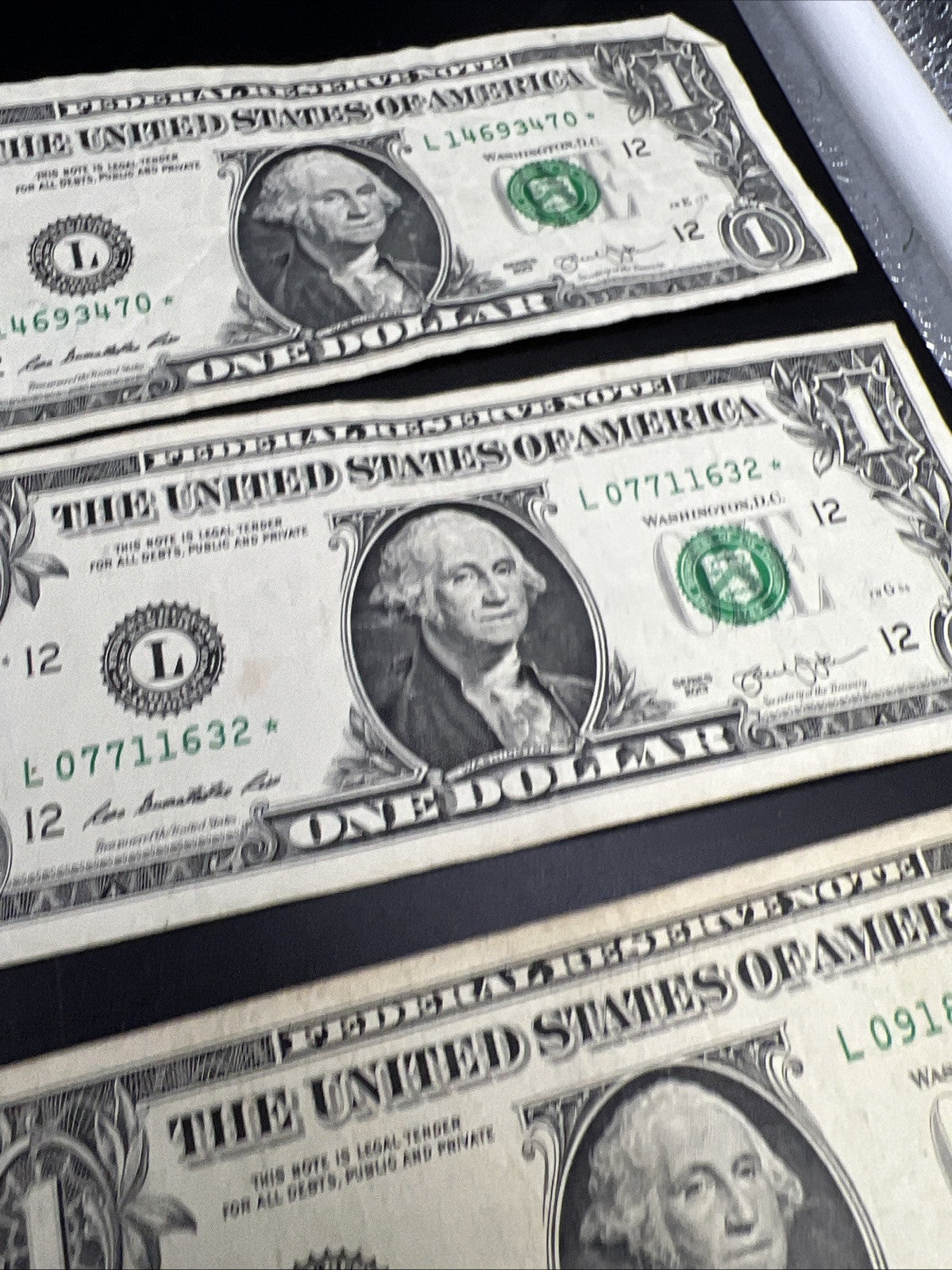 Lot of 10 2013 * $1 FRN Federal Reserve Note Star Notes L District Circ #43