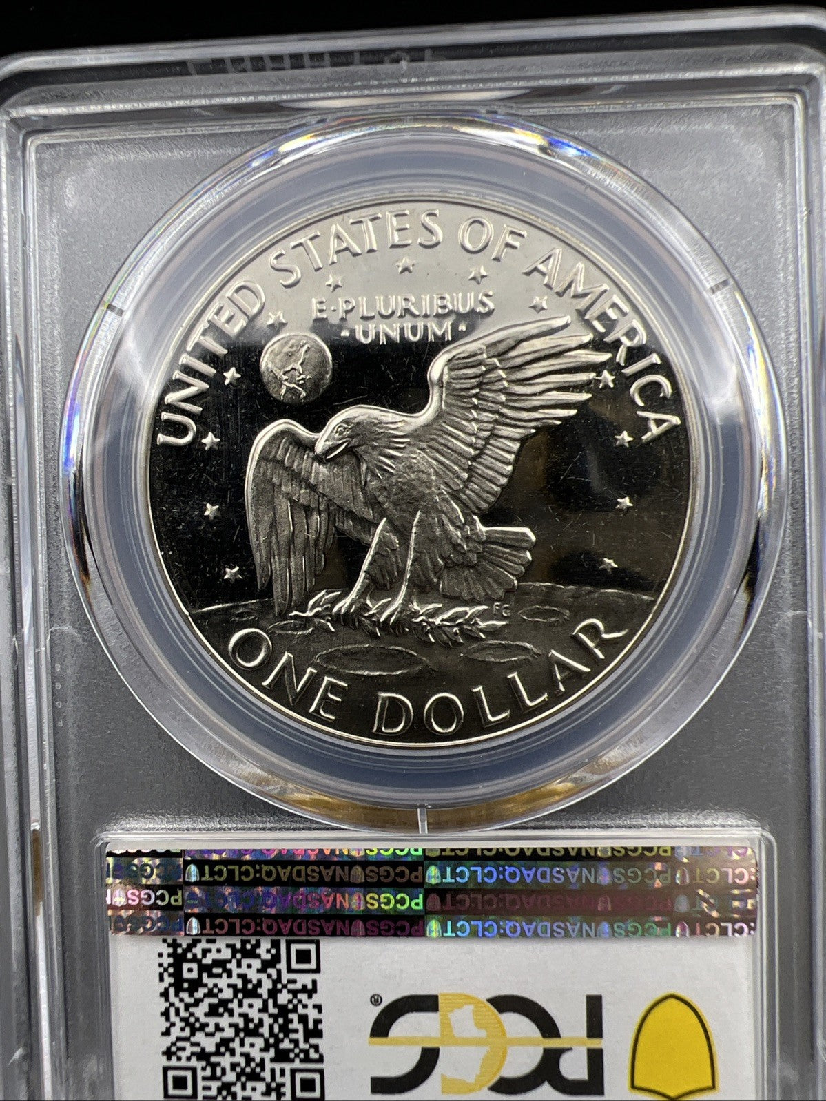 1977 S $1 Ike Eisenhower Copper Nickel Dollar Coin PCGS PR69 DCAM #567