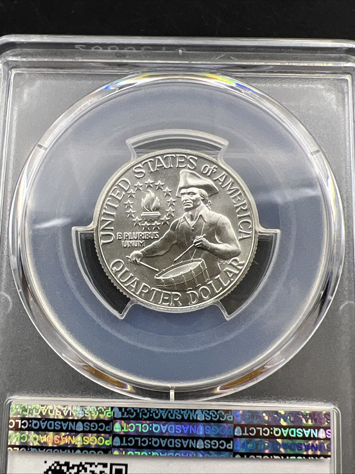 1976 S 25c Bicentennial Washington Silver Quarter Coin PCGS MS67 Gem BU #447