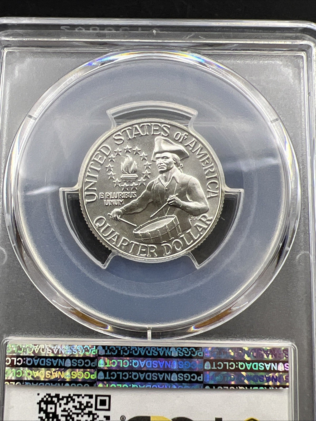 1976 S 25c Bicentennial Washington Silver Quarter Coin PCGS MS67 Gem BU #447