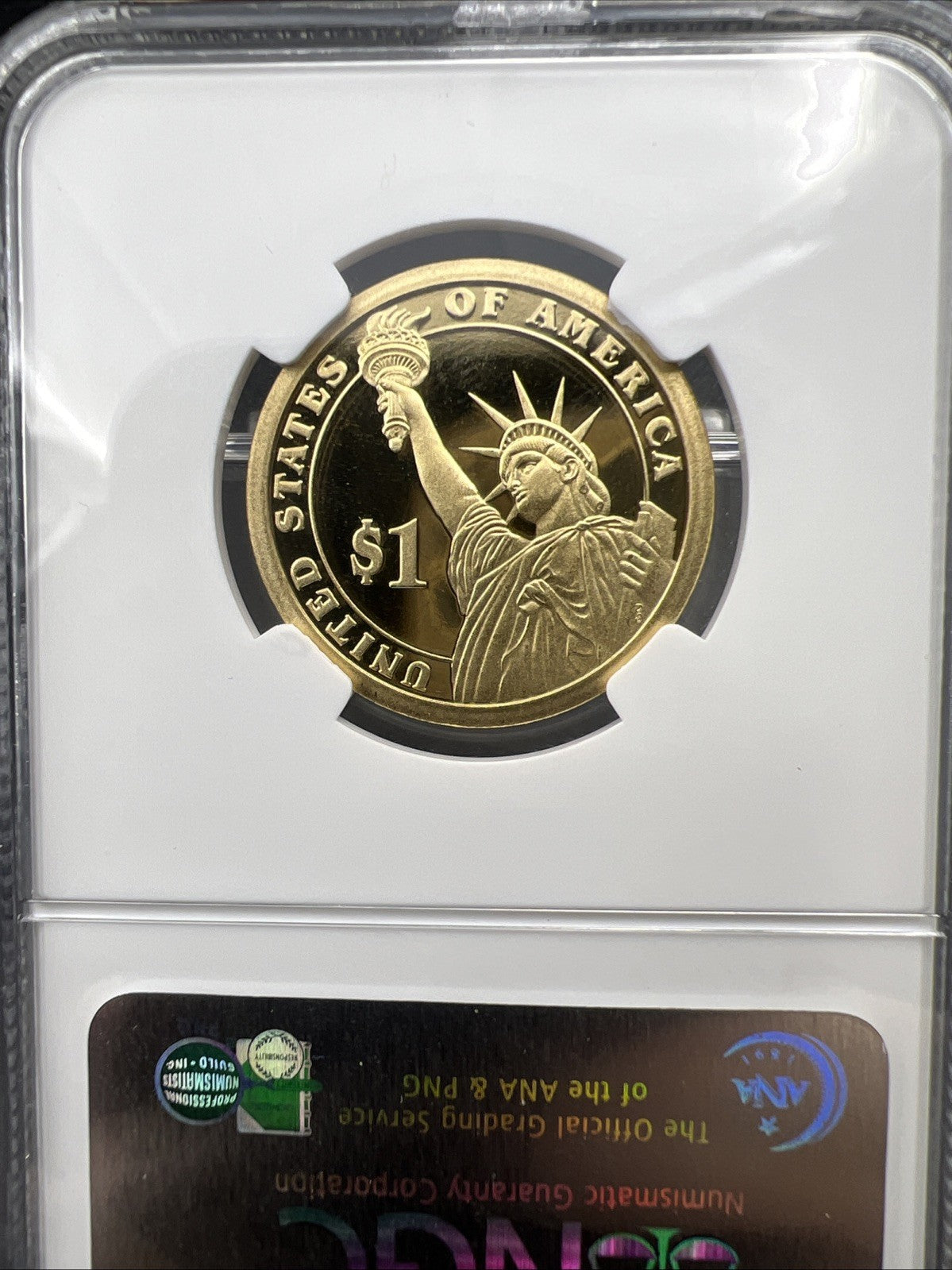 2008 S John Quincy Adams Proof Presidential Dollar Coin NGC PF69 UCAM #157