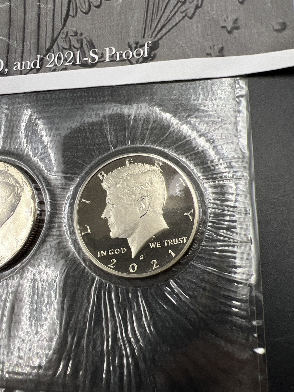 3 Coin Set 2021 Kennedy 50c Copper Nickel Half Dollar Coins P D S Proof & BU #B