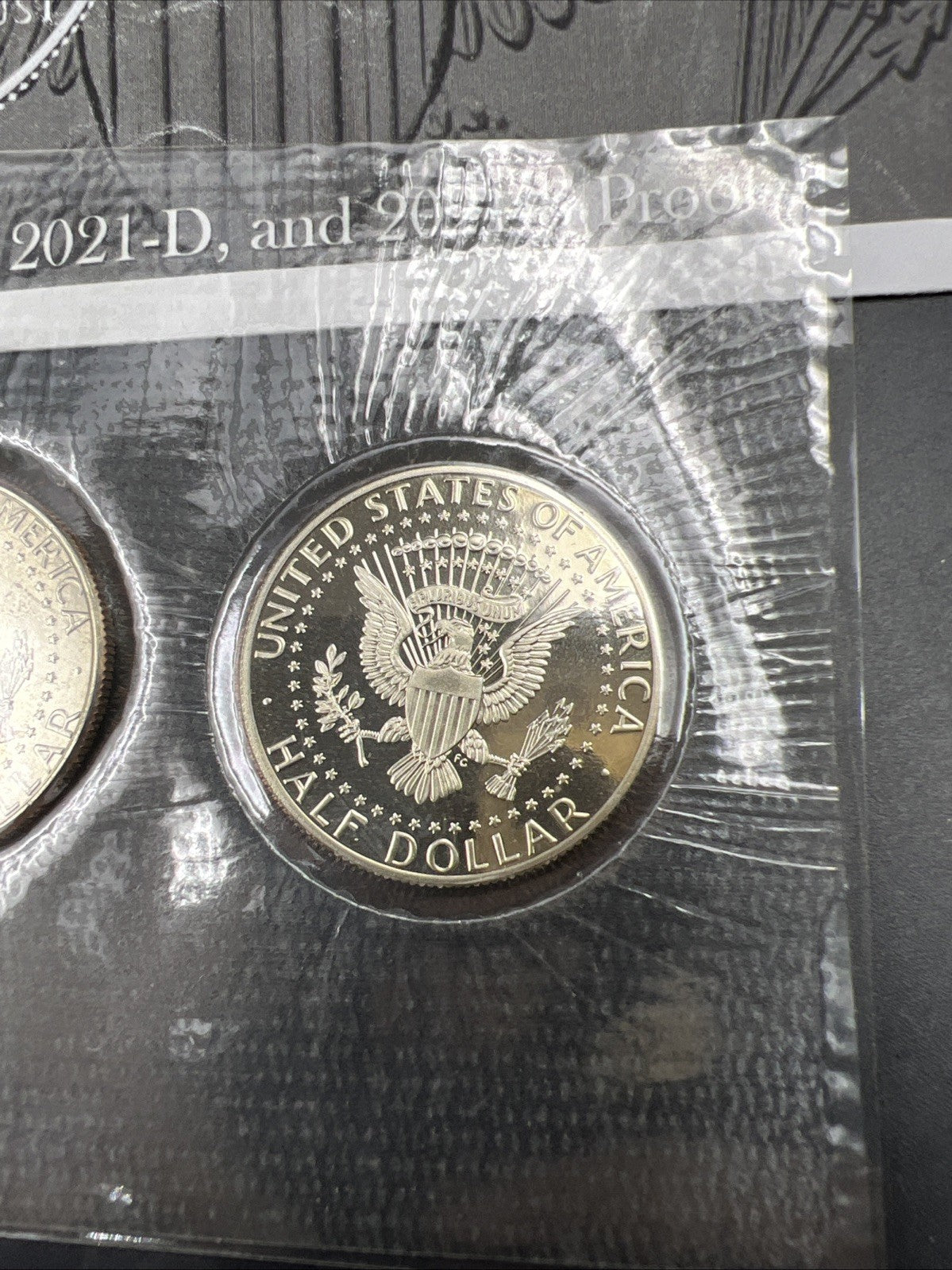 3 Coin Set 2021 Kennedy 50c Copper Nickel Half Dollar Coins P D S Proof & BU #B