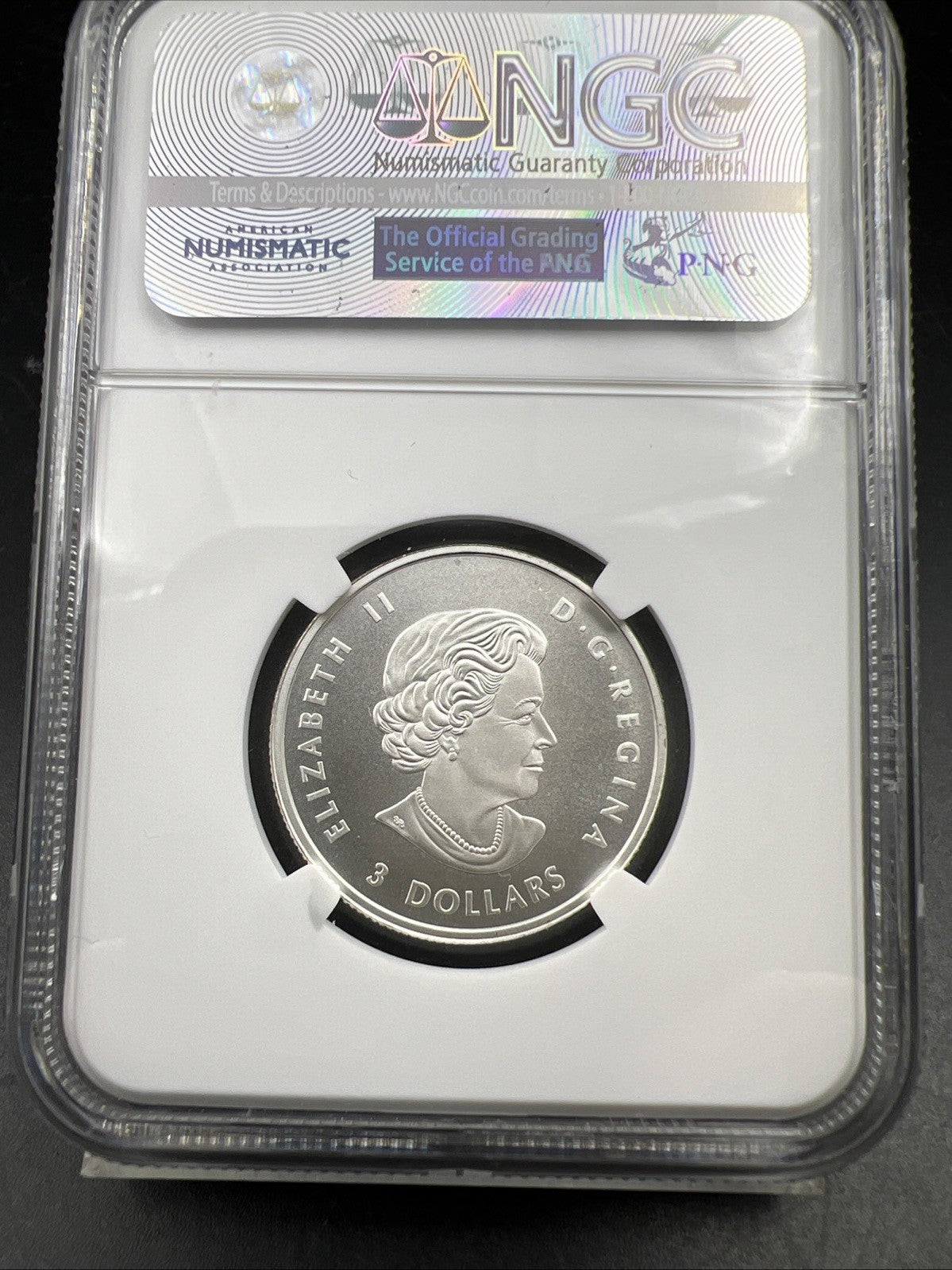 2017 $3 Canada Toronto Maple Leaves NHL Anniversary Logo 100 Year NGC PF69 MATTE