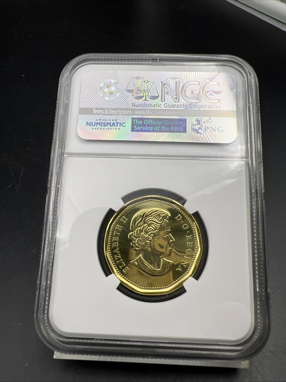 2017 $1 Canada Toronto Maple Leaves NHL Anniversary Logo 100 Years NGC MS66 PL B