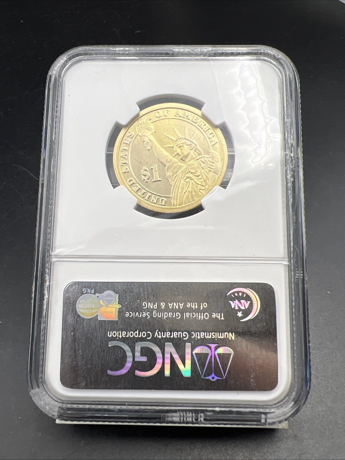 2007 S John Adams Proof Presidential Dollar Coin NGC PF69 UCAM #58