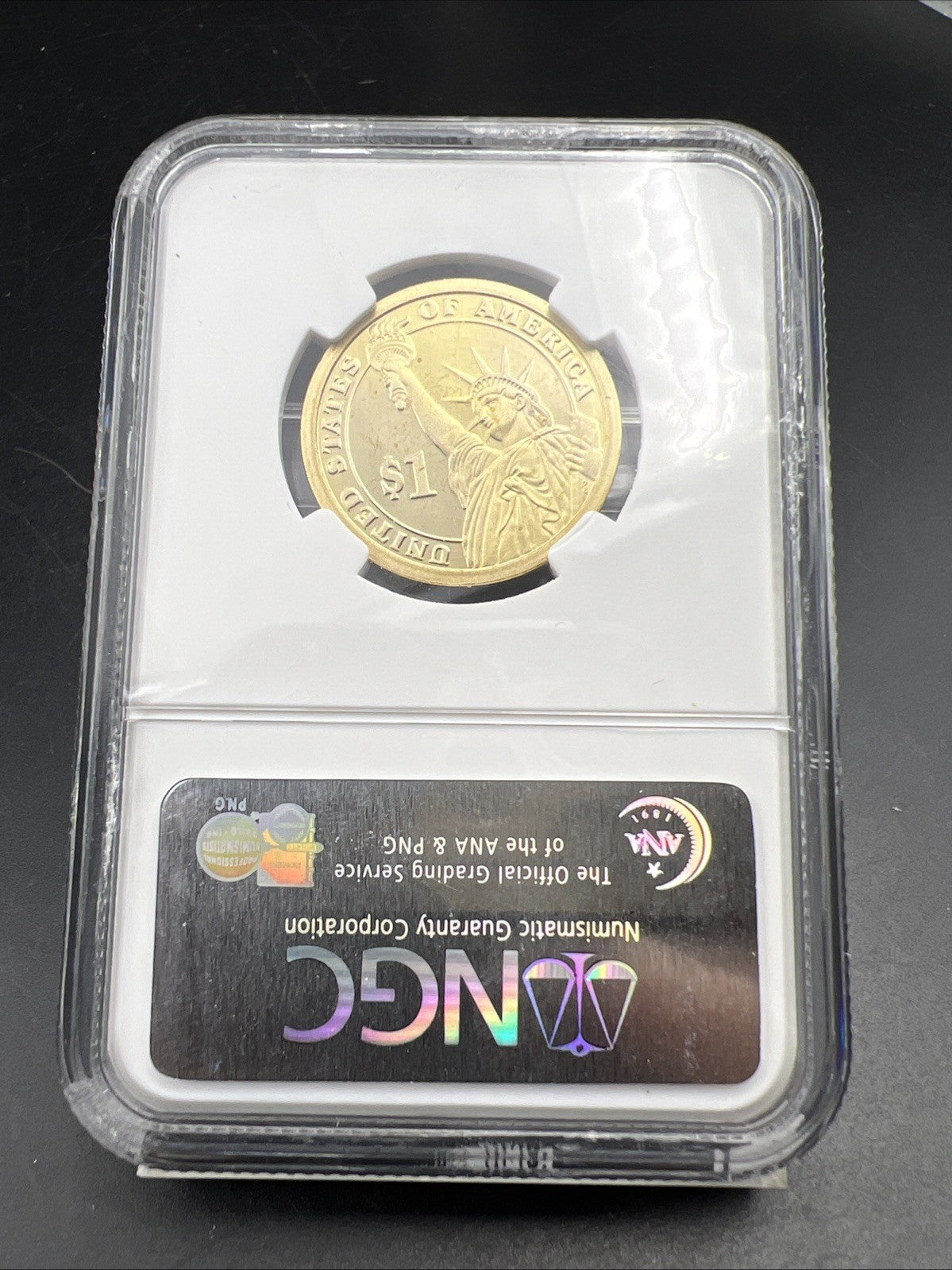 2007 S John Adams Proof Presidential Dollar Coin NGC PF69 UCAM #58