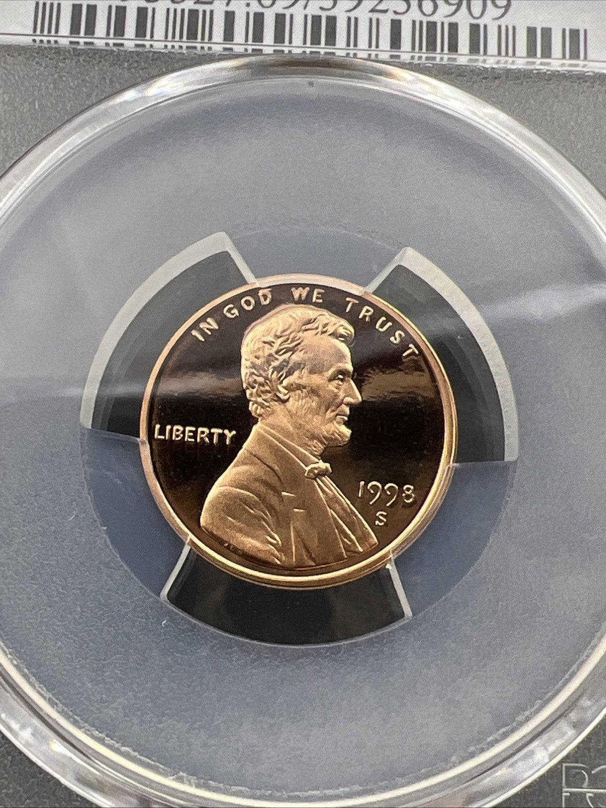 1998 S 1c Lincoln Memorial Cent Coin PCGS PR69 DCAM #09