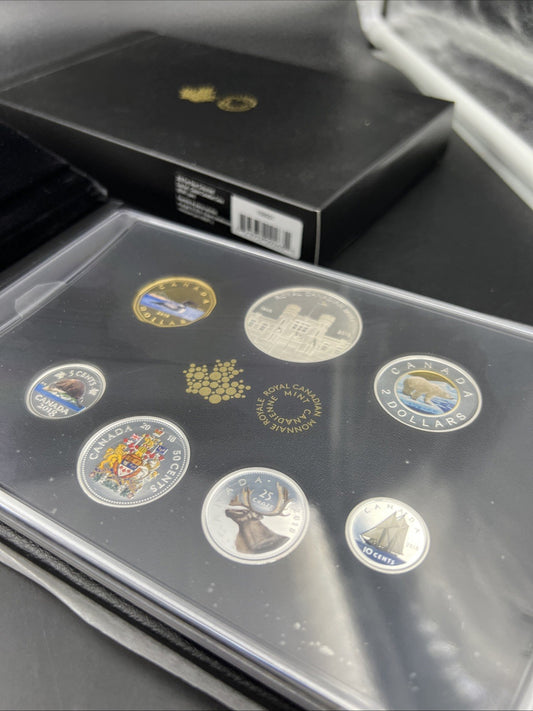 2018 Canada Fine Silver Colourized 6-Coin Proof Set Classic Coins #B