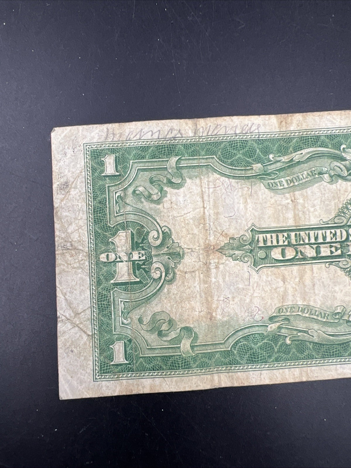 1923 $1 One Dollar Silver Certificate Horse Blanket Blue Seal Choice VG / Fine V